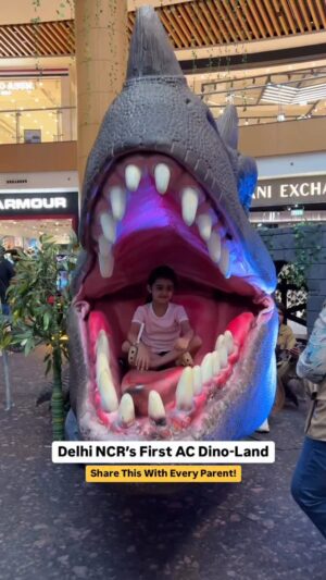 Bhawna Singla Instagram - You can’t miss this Dino-Land in Delhi @vegas_mall ❤️❤️
Comment “Ticket” will share picture with every detail!
#dinopark #dinoland #dinosaur #kids #parents #kidswithstyle #kidstagram #kidsplaying #playtime #vacation #summer #summertime #kidsinspo #cafeholic