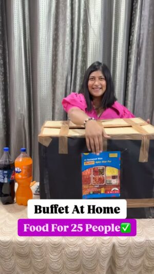 Bhawna Singla Instagram - Share this with "Ghar Ki Bahu" 😍🥰
You can order buffet at home😍 Reason to order this! @handihighwaydining
✅You'll get from starters to dessert!
✅Tasty food
✅You'll get drinks
✅Budget friendly
✅Customized menu
✅Food for all age groups
#buffet #buffetathome #buffetfood #dessert #starters #dinner #anniversary #foodathome #partytime #partyfavors #partynight #cafeholic