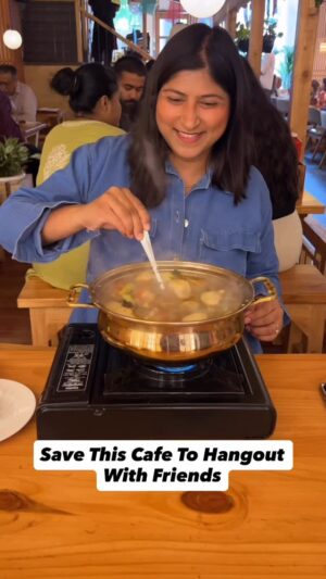 Bhawna Singla Instagram - Save krlo fatafat @kalsang_connaughtplace ❤️✅
#kalsang #hotpot #korean #cafe #connaught #cafeholic