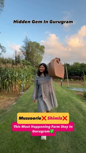 Bhawna Singla Instagram - Comment "Price" will send every detail!
This is Gurugram's most happening farm stay!
Reasons to visit this farm
✅Kids friendly
✅Mountains vibes
✅Family friendly
✅Ultimate Village experience
Save & share this video and make a plan now!
📍:- @the_orchard_escape Tauru, Gurugram
#sohna #farm #farmstay #village #nature #naturefriendly #kidsfriendly #farm #farmlifebestlife #farmhouse #familygames #familygathering #nightout #weekend #weekendvibes #cafeholic