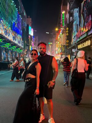 Bhumi Satija Instagram - Him & i ❤️😍🧿
Wearing @bhumi_closet