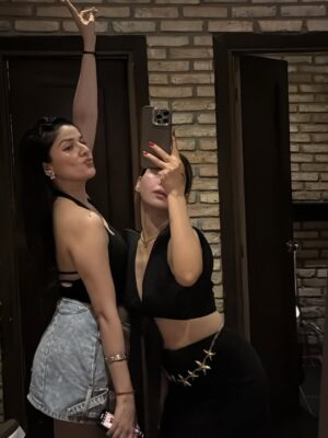 Bhumi Satija Instagram - Him & i ❤️😍🧿
Wearing @bhumi_closet