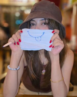 Bhumika Sharma Instagram - A smile is happiness you’ll find right under your nose 🤥 🤭
#bhumuoye 🤎
#smile