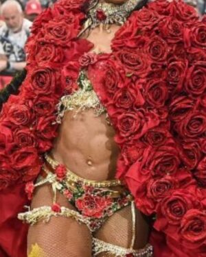 Bianca Crawford Instagram - Gear & Entrance Piece: MADE BY ME
greatEST Gear of ALL TIME
🌹🌹🌹🌹🌹🌹
When I was a little girl my Mama asked me what I wanted to be when I grew up and I said “I want people to throw roses at my feet”.she was confused, but we eventually realized I saw someone on tv performing; receiving a round of applause as people threw roses on stage. Basically, I was saying I wanted to perform. I wanted to entertain. I wanted to pour so much of myself into something that it would make people feel so much and have them jumping to their feet! When you work hard and succeed (success is your own definition) you will get your flowers!

I’ve poured so much of myself into what I do. I love what I do. I’m GREAT at what I do, but that doesn’t mean I don’t get tired, frustrated, overwhelmed, burnt out… I work my ASS off INSIDE AND OUTSIDE the ring because I want to be remembered as someone who earned and deserved EVERYTHING they have gotten, I want to be remembered as someone who entertained you and made you feel something, I want to be remembered as an innovator never duplicator, a trendsetter, and history maker, a one of a kind generational talent that makes a difference in an impactful way and changed the game.
Win or lose I love what I do. Win or lose I’m always proud of the body of work WE do. And win or lose I’ll never let up.

My family has always been my biggest supporters and they have always been with me every step of the way. this #wrESTleMania was special because they were even out there with me.  My step daughter was in my entrance jump roping with her braid. I almost broke hugging her and my parents and husband were with me in my entrance. I was so overwhelmed with time and making my gear. My parents flew down on my bday and we all collectively made this entrance piece. It was a full circle moment of telling my Mama I want people to throw roses at my feet as a kid to now being in WWE and having my mama & daddy toss roses to me & @montezfordwwe as we tag teamed to make this piece. 
I’m walking in my purpose and damn it win or lose cheers or boos “it is what it is”. WE did that yesterday and I’ll be damned if I didn’t get my flowers!
#ESTofWWE
