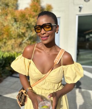 Bonnie Mbuli Instagram - That feeling of sun on my eyelids ☀️, Congratulations @ndzube_studio on your new show, it’s exquisite, and @bubumazibuko on your beautiful new adventure ✨⚡️💫☀️⭐️