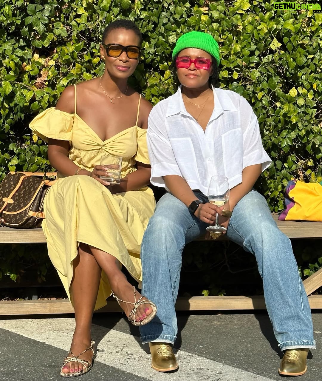 Bonnie Mbuli - 4.9K Likes - That feeling of sun on my eyelids ☀️, Congratulations @ndzube_studio  on your new show, it’s exquisite, and  @bubumazibuko on your beautiful new adventure ✨⚡️💫☀️⭐️