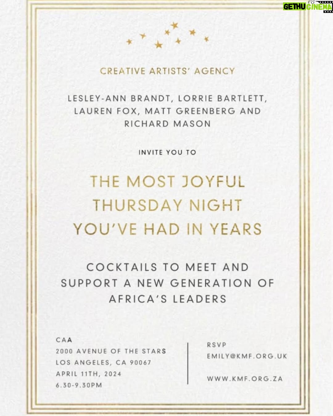 Bonnie Mbuli - 1.6K Likes - Last night was certainly the most Joyful night i’ve had in a long time, thank you to the @kaymasonfoundation @creativeartistsagency for filling our cups by inspiring us with the generous and destiny changing work you do in the lives of young people in South Africa, @lesleyannbrandt ,you are such a shining example of beauty, brains, talent, humility and a big pure heart, i’m so proud of the work you do. I INVITE you to take some take some time to watch the video at the end and see how you can be part of raising dynamic future leaders in South Africa.