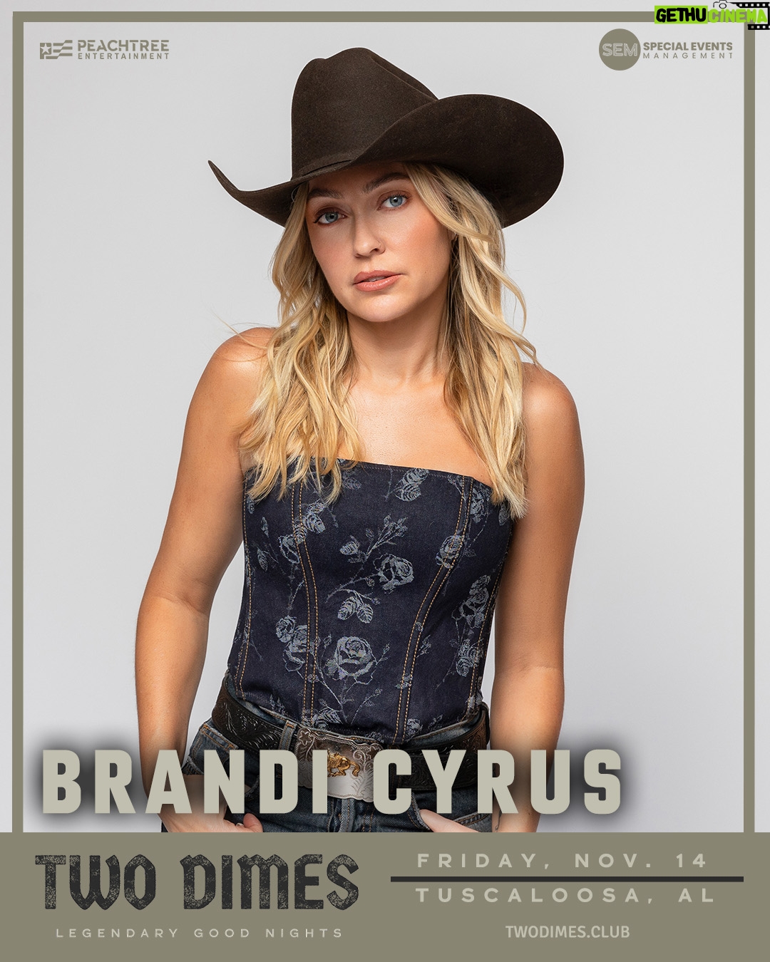 Brandi Cyrus - 501 Likes - Show reveal! @brandicyrus will be playing on November 14 at Two Dimes - Tickets are available Friday 10/10 at TwoDimes.club!
