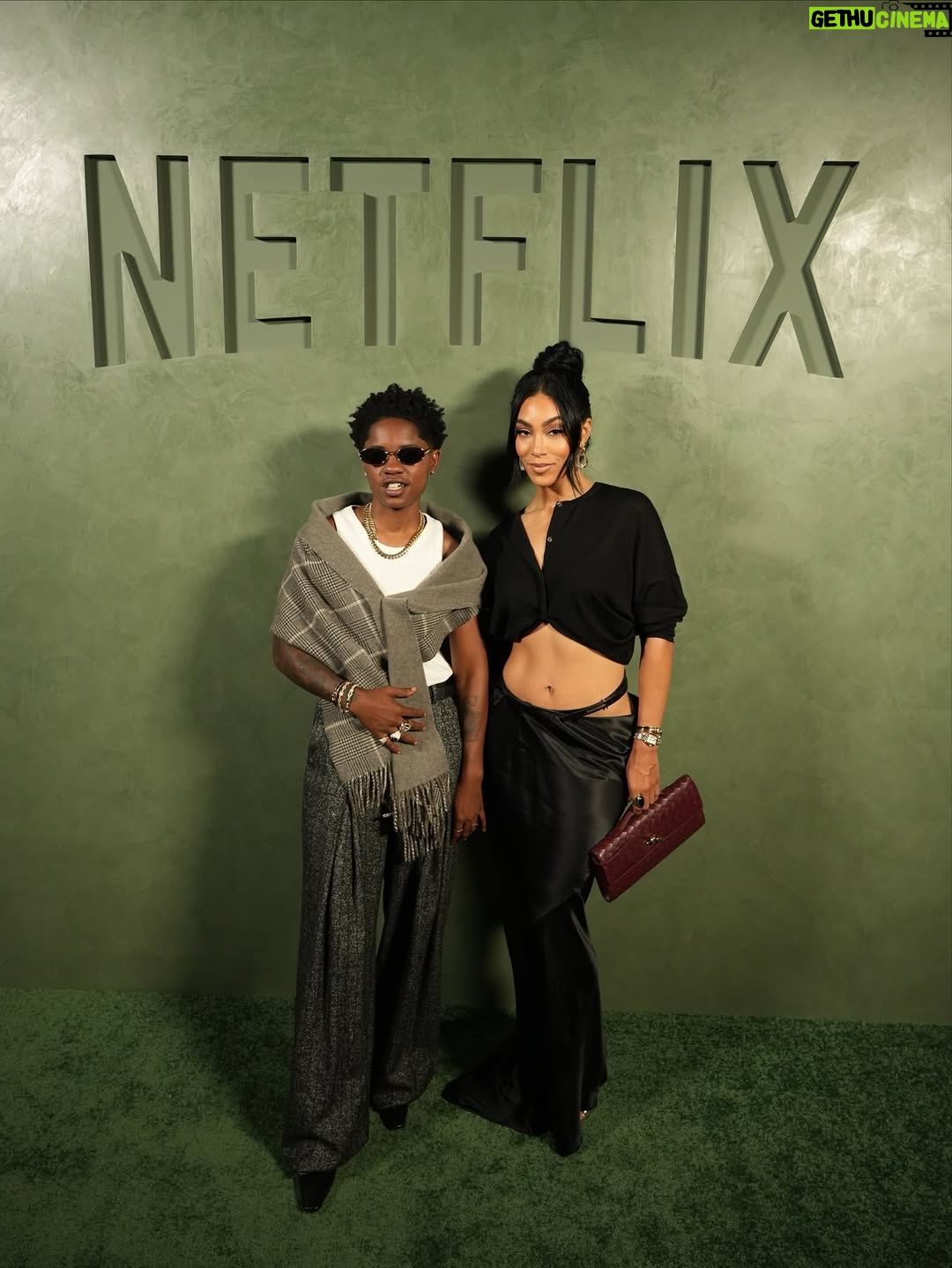 Bre-Z - 49.1K Likes - Told my baby we stoppin by the Netflix party to see about my Emmy…😎 

💎 @sashalance