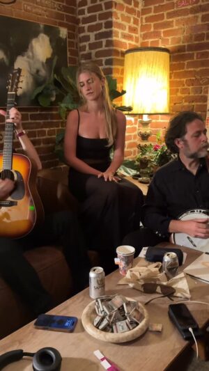 Brooke Elizabeth Butler Instagram - LA - thank you for a bangin’ first night of tour! And big thanks to @brookebutler for opening and singing this one with us >> Harvest Moon by @neilyoung