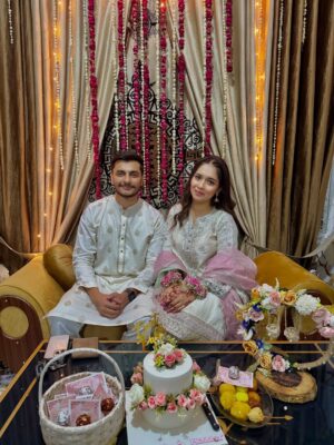 Bushra Gulfam Instagram - Baat paki 💌❤️✨
Baatpaki bushra haider wedding outfits
