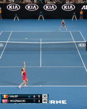 Caroline Wozniacki Instagram - The last time we had a world No.1 v No.2 Grand Slam women’s singles final 🤩

@carowozniacki v @simonahalep AO 2018