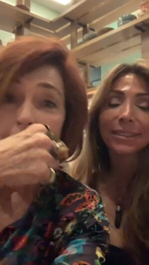 Carolyn Hennesy Instagram - Becca Hennesy and I at Girl and The GOAT. Insane. Incredible. #girlandthegoat @girlandthegoatla #food #greatmeal #incrediblefood #foody