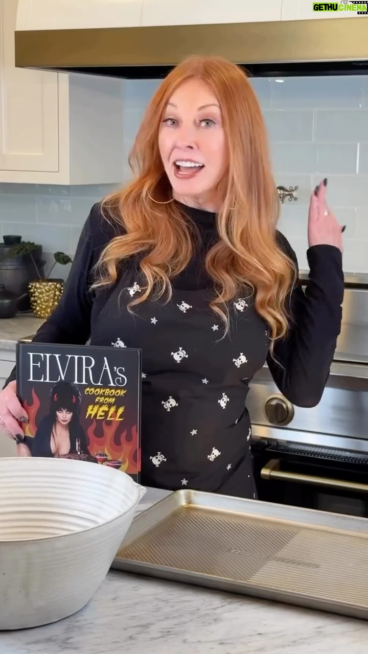 Cassandra Peterson - 52.3K Likes - Today is the day! It’s time to unleash your inner party monster with my NEW cookbook, Elvira’s Cookbook From Hell! Available now wherever books are sold! 🔥 Link in bio to order online.

#elvira #elviramistressofthedark #elvirascookbookfromhell #cassandrapeterson #halloween #spookyseason #cookbook #cooking