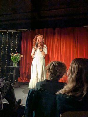 Catherine Bohart Instagram - On Tuesday I filmed Again with Feelings for my first self funded comedy special and it was only doable because of @sohotheatre @clarindafairy @chazzykat Ellen Robertson @jetvevers @jamietouche and team and @tamsinrobertsmua They all held and supported me through but so did the approx 200 people who showed up to watch - thank you all so much!!!! We now have to edit it but gosh, I can’t wait to show it to you and have it available for free for whoever wants to see it. The end of this show’s journey but now it’s time for a little rest and then it’s time to write the next one 🧡 👗 @rixo with usual styling therapy/help from @charlyclive