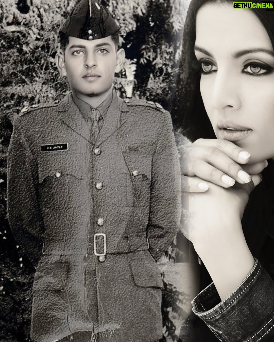 Celina Jaitly - 21.1K Likes - #pitrupaksha : He Asked Me To Chant His Regiment’s War Cry After Death… Offering Tarpan To My Soldier Father

Today, at the end of Pitru Paksha, I offer Tarpan to my beloved father, a soldier of the Kumaon Regiment.
He once told me, “When I die, you must chant the war cry of my regiment whenever you think of me.”

So today I raise my voice, with all my heart:
KALIKA MATA KI JAI! 
The cry of the Maneating tigers of the #kumaonregiment 

I hope my offerings reach you, my beloved father. I hope you are with your cherished comrades, wherever you are.
You never asked for anything in life, your most valuable possessions were your uniform, your honour & your family.

May today, both you & Ma accept my humble prayers, & may Devi carry perhaps a bit of you both to me. For on Mahalaya, Goddess Durga begins her journey from Mount Kailash to her maternal home on earth.

Ami dariye aachi tomader jonno, etokhon kotha baki ache.
(I stand here for you both, with so much left unsaid.)

I should have hugged you tighter & longer the last time I saw you… I am sorry.

Aabaar daakchi tumake baba .. Maa Aasche… tumi o shonge aasho … tumi o shongey aasho.
(Maa is coming… you also come along… you also come along.)
#mahalaya #mahalaya2025 #pitrupaksh #fallensoldiers #kumaonregiment #kumaon #indianarmy #fauji #célina #celinajaitly #celinajaitley #festivalsofindia #kaali #kalikamata