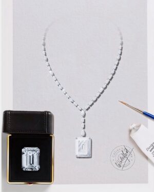 Céline Morel Instagram - - Discover a jewel of delicacy and elegance: a platinum and diamond necklace, meticulously designed by me. This piece beautifully marries art and timeless sophistication. 

Working for Maison Obsession has been a journey of inspiration and fulfillment.
@maisonobsession

• For inquiries and pricing, please contact me via direct message.•

 #HighJewelry #Platinum #Diamonds #Elegance #Artistry