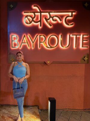 Chahat Arora Instagram - Dinner at Bayroute was a true Middle Eastern delight! 🌟 From the warm hospitality and stunning ambience to the flavorful cocktails and mouthwatering dishes — everything was on point. 👌🏼
Highly recommend trying their Veg Lebanese Nachos (a total game-changer), the hearty Kosheri in mains, and for drinks, the refreshing Loomi & Elderflower cocktails are a must-sip! 🍸✨
Perfect spot for a cozy dinner or a celebration with loved ones. Let the amazing staff guide you through the menu and enjoy an unforgettable zaika of the Middle East. 🌍🍽️
#Bayroute #MiddleEasternMagic #MumbaiEats #FoodieFinds #DiningOutDoneRight
#MumbaiFoodie #InstaFoodMumbai #FoodstagramIndia #MumbaiRestaurants #LuxuryDining
#FoodieDiaries #MumbaiInfluencer #EatDrinkRepeat #WhereToEat #MumbaiDiaries
#FoodLover #DinnerVibes #AmbienceGoals #CocktailCulture #MustTryInMumbai
#ZomatoRecommended #BonAppetitMumbai #FoodBloggerIndia