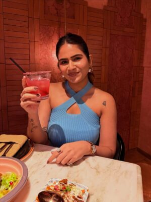 Chahat Arora Instagram - Dinner at Bayroute was a true Middle Eastern delight! 🌟 From the warm hospitality and stunning ambience to the flavorful cocktails and mouthwatering dishes — everything was on point. 👌🏼
Highly recommend trying their Veg Lebanese Nachos (a total game-changer), the hearty Kosheri in mains, and for drinks, the refreshing Loomi & Elderflower cocktails are a must-sip! 🍸✨
Perfect spot for a cozy dinner or a celebration with loved ones. Let the amazing staff guide you through the menu and enjoy an unforgettable zaika of the Middle East. 🌍🍽️
#Bayroute #MiddleEasternMagic #MumbaiEats #FoodieFinds #DiningOutDoneRight
#MumbaiFoodie #InstaFoodMumbai #FoodstagramIndia #MumbaiRestaurants #LuxuryDining
#FoodieDiaries #MumbaiInfluencer #EatDrinkRepeat #WhereToEat #MumbaiDiaries
#FoodLover #DinnerVibes #AmbienceGoals #CocktailCulture #MustTryInMumbai
#ZomatoRecommended #BonAppetitMumbai #FoodBloggerIndia