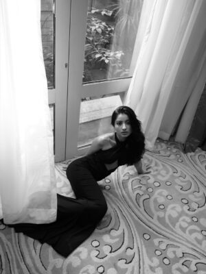 Chandni Instagram - she was cool- the whole world seemed to spin around her in smooth jazz.