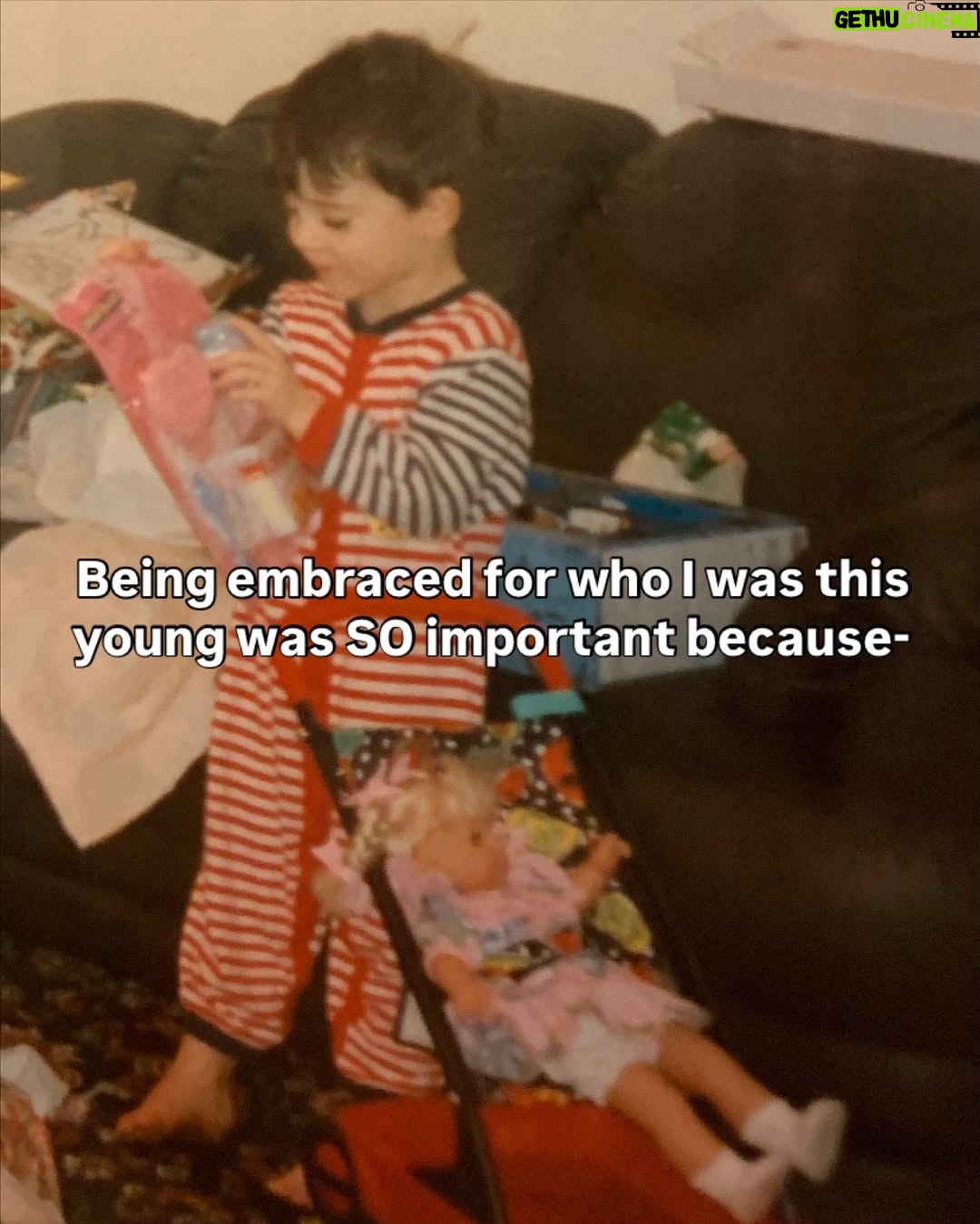 Charlie Craggs - 27.1K Likes - After all the love (thank you) on my post about the old photo my mum found of me as a little 🌈 kid the other day, I found a few more photos and had a few more thoughts, hope it helps someone, and hope it makes someone (who hates 🌈’s) so angry that they have a heart attack