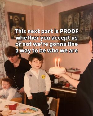 Charlie Craggs Instagram - After all the love (thank you) on my post about the old photo my mum found of me as a little 🌈 kid the other day, I found a few more photos and had a few more thoughts, hope it helps someone, and hope it makes someone (who hates 🌈’s) so angry that they have a heart attack