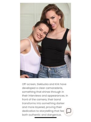 Charlotte Kirk Instagram - @primalempire.studios 🎬🌎
Check out our exclusive interview with @compulsionfilm stars:
@anna_maria.sieklucka and
@charlottekirkofficial in the October ICONS issue from @ways.ent
We’re diving deep into the film and revealing some amazing insights straight from the stars.
Read the full interview on Ways Entertainment LINK BIO. 📸
#CompulsionFilm #AnnaMariaSieklucka #CharlotteKirk #ICONS #WaysEntertainment #BehindTheScenes #FilmInterview #UpcomingMovies