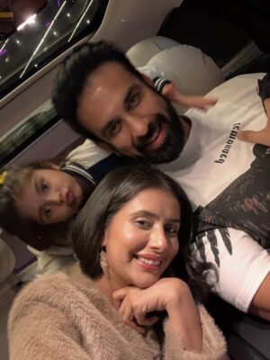 Charu Asopa Instagram - After a long time, we went on a drive — just us, just family. The wind, the laughter, the silence between songs… everything felt so special. Sometimes the most beautiful evenings aren’t about where you go, but who you go with. ❤️ A beautiful evening spent with beautiful people .