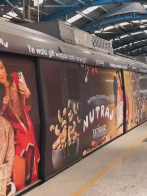 Charu Mehra Instagram - From Script to Streets 🎬❤️
 Now rolling on metros, hoardings, autos & cabs!  This isn’t just a campaign. It’s a movement — and we’re thrilled to have crafted every frame of it. 
Watch it. Spot it. Feel it. 💥
 #FYFProductions#AdFilmMagic #CampaignLaunch #FromScreenToStreet #GoNutsWithNutraj