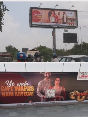Charu Mehra Instagram - From Script to Streets 🎬❤️
 Now rolling on metros, hoardings, autos & cabs!  This isn’t just a campaign. It’s a movement — and we’re thrilled to have crafted every frame of it. 
Watch it. Spot it. Feel it. 💥
 #FYFProductions#AdFilmMagic #CampaignLaunch #FromScreenToStreet #GoNutsWithNutraj