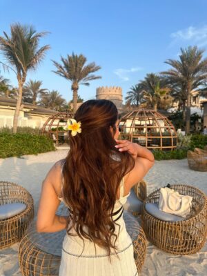 Chetali Narula Instagram - fresh from the shore🐚🌊🤍
wearing - @a.la.modebyakanksha
{ comment for outfit details }
.
.
.
.
.
.
.
{ beach, beach outfit, beach baby, ocean time, beach outfit ideas, hot girl summer, dubai beach }