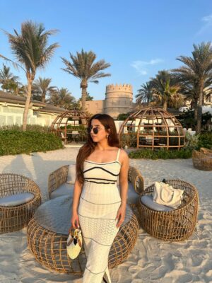 Chetali Narula Instagram - fresh from the shore🐚🌊🤍
wearing - @a.la.modebyakanksha
{ comment for outfit details }
.
.
.
.
.
.
.
{ beach, beach outfit, beach baby, ocean time, beach outfit ideas, hot girl summer, dubai beach }
