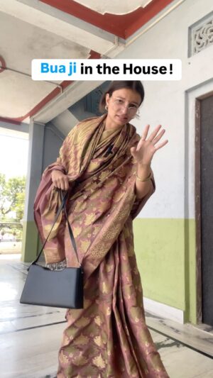Chetna Sargara Instagram - Bua ji in the house !😈 @chetna__7
#rajasthan #rajasthani #fyp #trending #trendi #viral