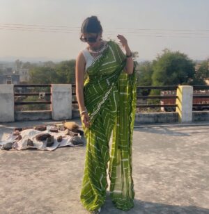 Chetna Sargara Instagram - 🦜 saree @meeshoapp