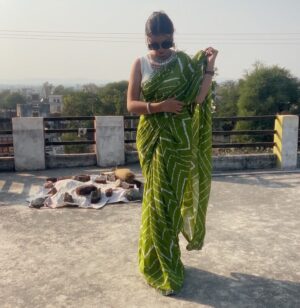 Chetna Sargara Instagram - 🦜 saree @meeshoapp