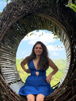 Chetna Sharma Instagram - Indigo birdie 🧚‍♀️
