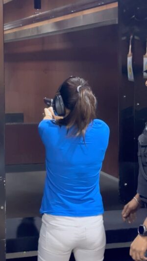 Chhavi Pradhan Instagram - Check story for the result 🤪
Recently went for a shooting experience which turned out to be amazing !
Held a 9mm Glock for the first time in my life
.
.
.
.
#dxb #experience #new #shooting #challenge