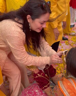 Chhavi Pradhan Instagram - Haldi 💛
.
.
.
.
.
#jaipur #haldi #2025 #wedding #season