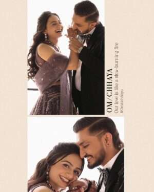 Chhaya Gami Instagram - Hand in Hand, Forever ♾️💍♥️
#omkichhayu
#justengaged💍
#engagementphoto #pose