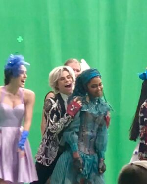China Anne McClain Instagram - here’s to 10 years of Descendants, starting with my final take of D3. these experiences will always be very special in my heart. ⚔️🤍 #uma