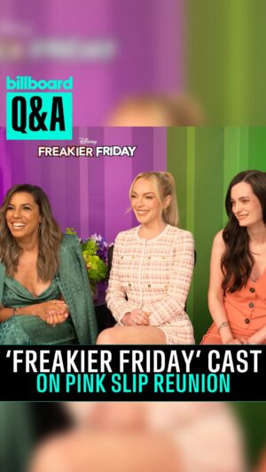 Christina Vidal Mitchell Instagram - Pink Slip is BACK 🤘’Freakier Friday’ cast mates Lindsay Lohan, Christina Vidal and Haley Hudson reflect on 23 years of ‘Freaky Friday’ and their hit “Take Me Away” with #BillboardNews.
Watch the full interview at the link in bio.