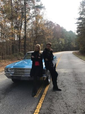 Claire Holt Instagram - The first pic popped up on my phone this morning. 10 years ago today. Such a bummer that vampires don’t age cause it would be fun to slip Precious on for another day. She’s probably in a sad little box somewhere. Sigh.