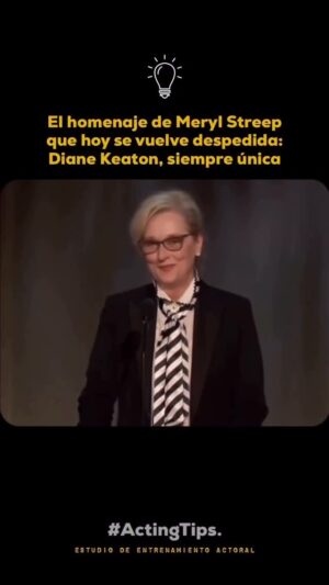 Clara Franco Instagram - Posted @withregram • @acting__tips 💡Durante la ceremonia del AFI Life Achievement Award 2017, Meryl Streep rindió homenaje a Diane con palabras bellísimas, destacando la importancia de su trabajo en las últimas décadas
▪️Esa dedicatoria de una gran actriz a otra gran actriz, no fue solo un discurso formal: fue el reconocimiento de quien entiende lo que significa construir una carrera con autenticidad y el valor del legado que deja detrás
📍Síguenos en @acting__tips para más contenido
#DianeKeaton #MerylStreep #AFILifeAchievement #actuacion #legadoactoral #actingtips