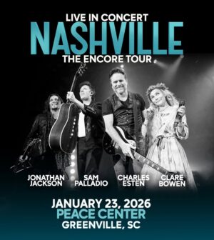 Clare Bowen Instagram - NEW U.S. DATE! We’re coming to the @peacecenter in Greenville, SC on January 23! Ticket pre-sale starts tomorrow at 10am EST with code: EncorePeace. Public on sale this Friday. SEE YOU IN SC! 🎫: nashvilleinconcert.com.