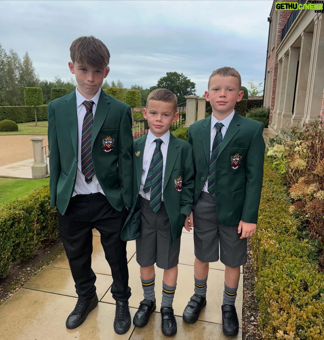 Coleen Rooney - 154.1K Likes - The Boys all ready for the new school year after a great summer!! Good luck, do your best, we love you xx