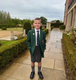 Coleen Rooney Instagram - The Boys all ready for the new school year after a great summer!! Good luck, do your best, we love you xx