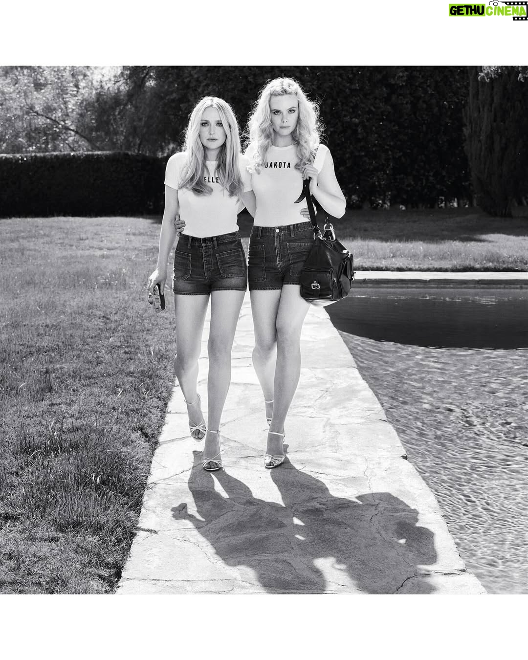 Dakota Fanning - 393.3K Likes - Walking through life with you is the honor of this lifetime @ellefanning Thank you @vanityfair and @guiducci for this memory. @inezandvinoodh  the most loving talented friends. The dream team @dara._ @hairbyorlandopita @fulviafarolfi @deborahlippmann Each one of you is magic. @savannahdwalsh I could have gabbed with you for days! And Elle, I’ll find you in every lifetime. Always forever near and far 👯‍♀️