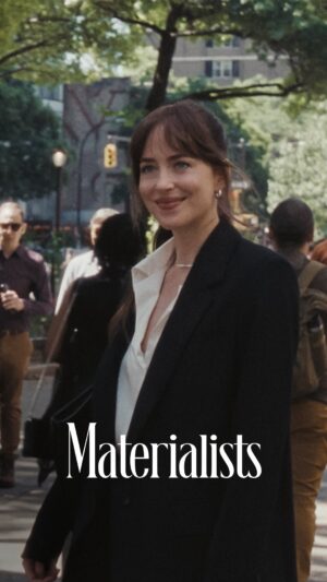 Dakota Johnson Instagram - What’s a couple inches? Watch the new trailer for MATERIALISTS, a fresh take on the math of modern love from Academy Award nominated writer-director Celine Song. Starring Dakota Johnson, Chris Evans, and Pedro Pascal. In theaters June 13.