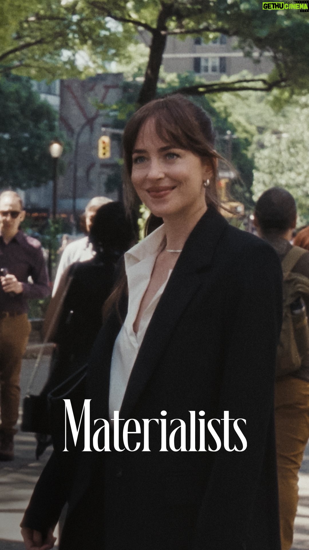 Dakota Johnson - 236.2K Likes - What’s a couple inches? Watch the new trailer for MATERIALISTS, a fresh take on the math of modern love from Academy Award nominated writer-director Celine Song. Starring Dakota Johnson, Chris Evans, and Pedro Pascal. In theaters June 13.