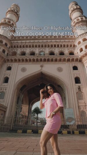 Daksha Nagarkar Instagram - From sunrise at Charminar to sunset at Hussain Sagar Lake, Hyderabad speaks in colours...and these vibrant fits from @benetton_india’s latest AW25 collection matched the vibe! Which one is your favourite?

#Benetton #BenettonIndia #BenettonAW25 #reelindia #unitedcoloursofbenetton